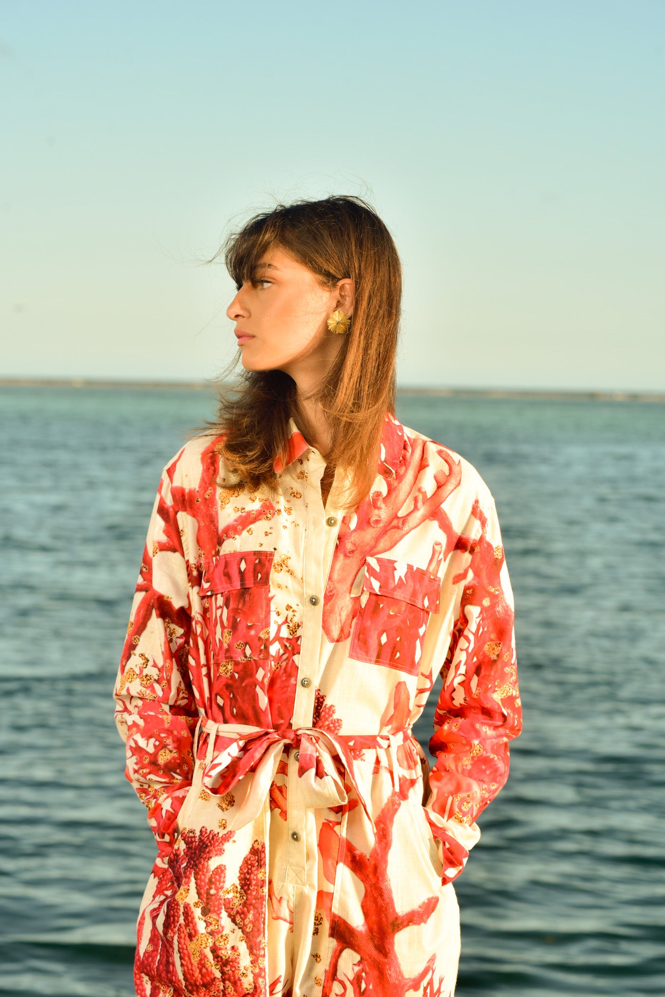 Red Coral Jumpsuit by hols.e