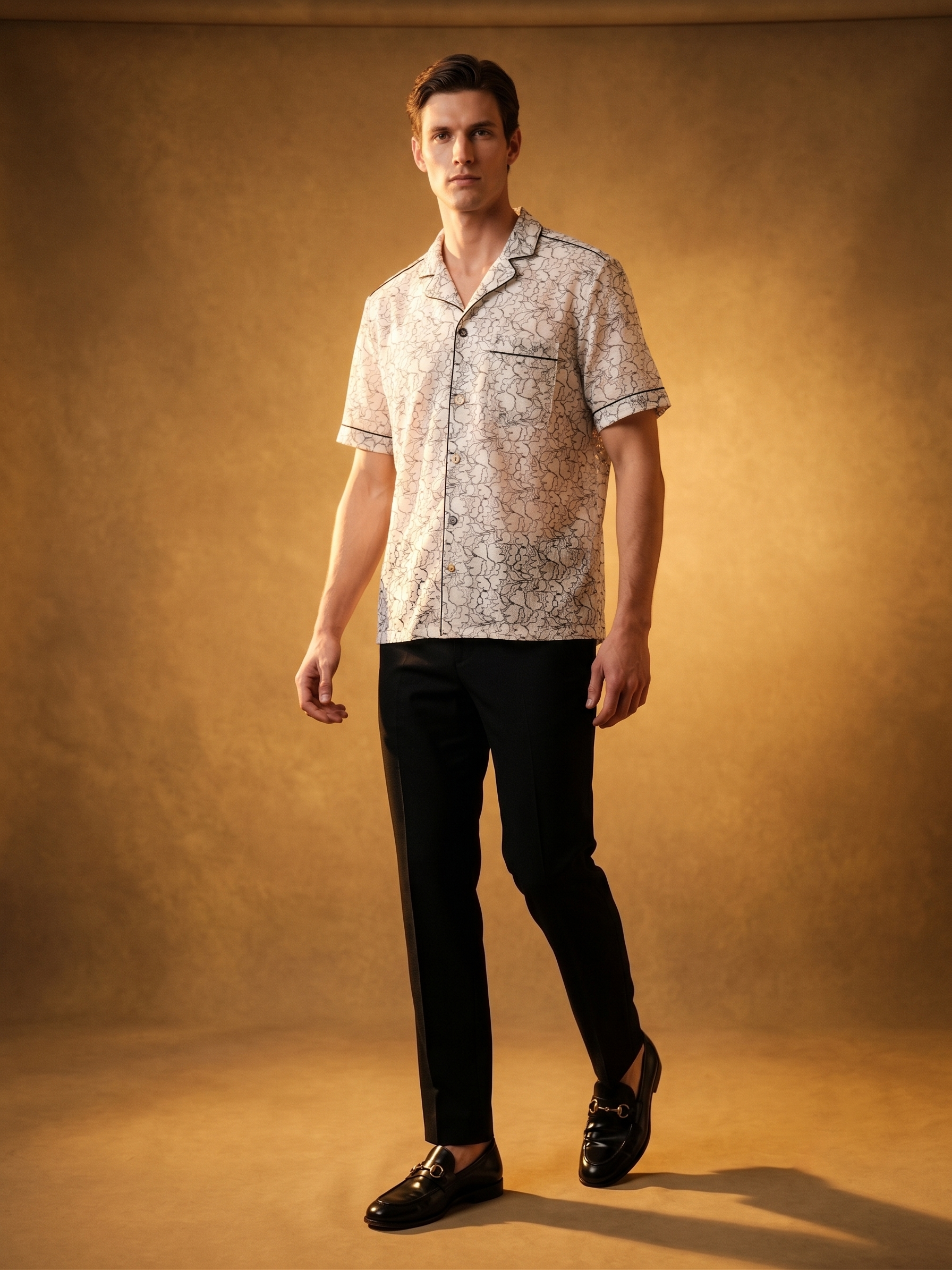 Boyfriend Lace Black and White Shirt by hols.e