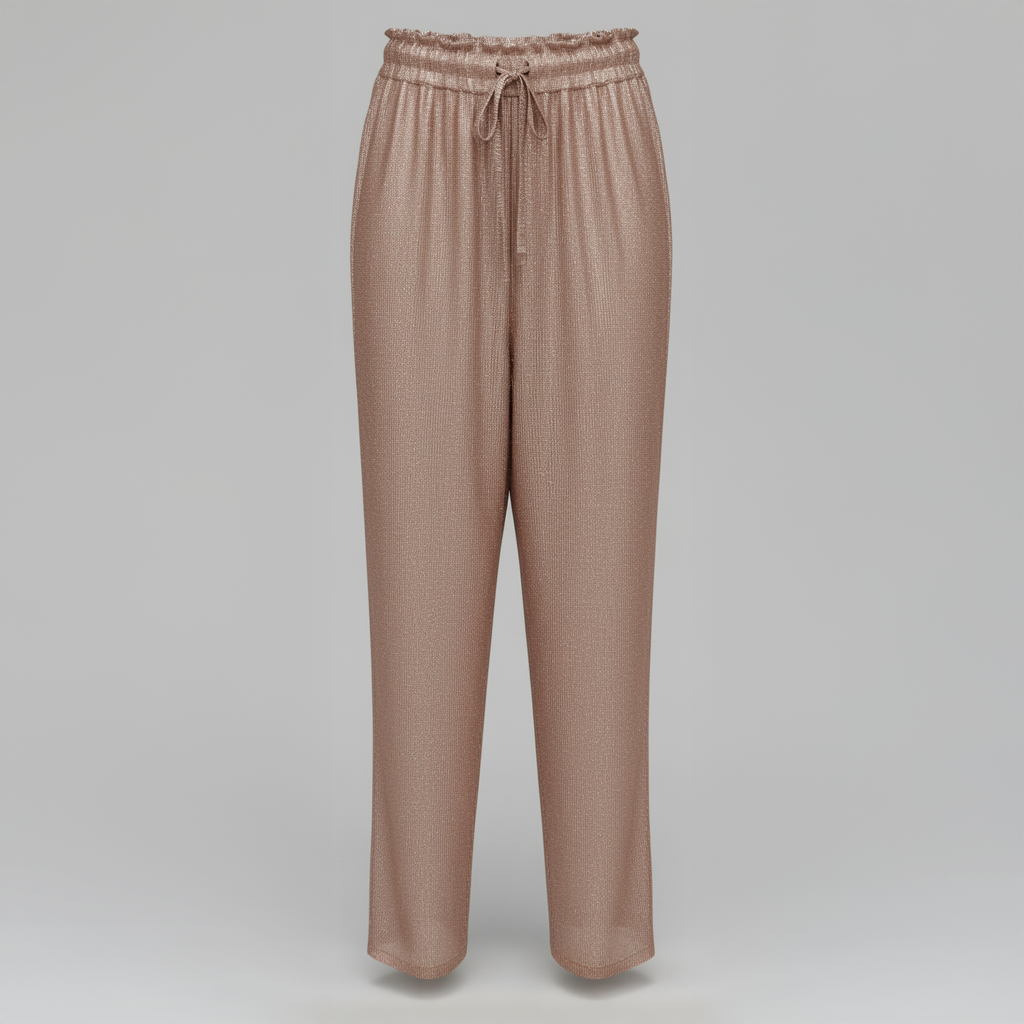 Blush Mesh Drawstring Pants