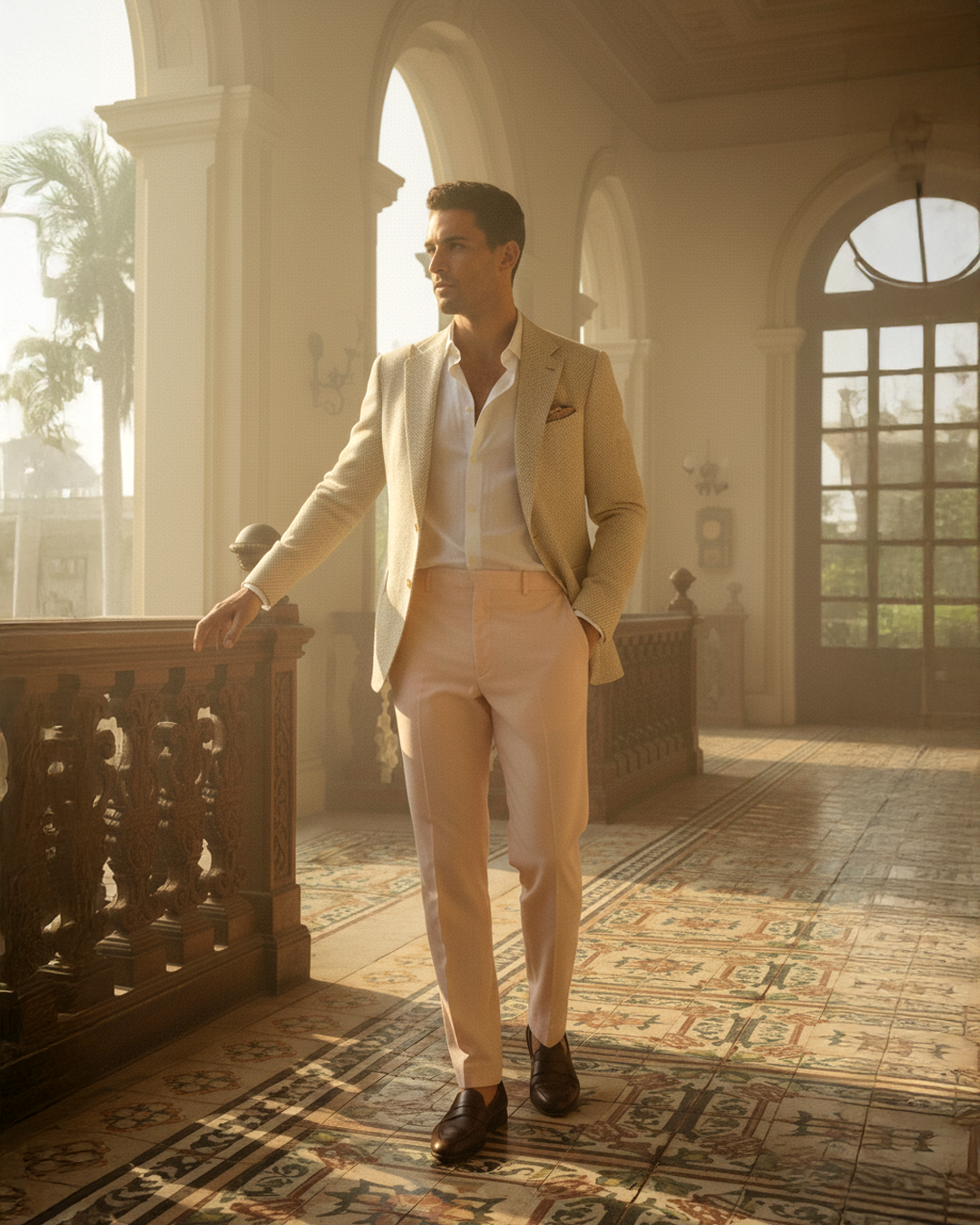 Pink Cotton Pants