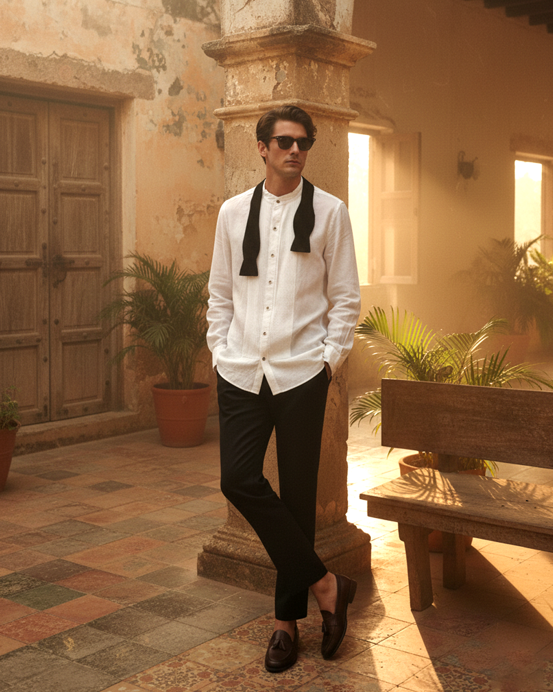 Tux Silk Cotton Shirt