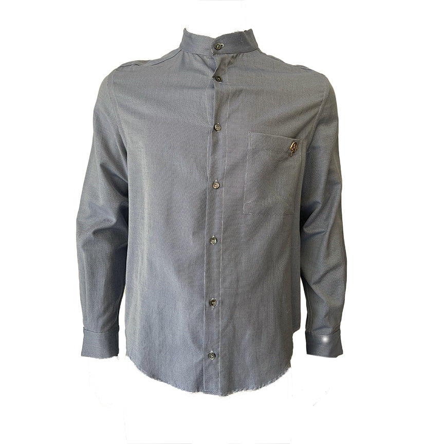 Mandarin Italian Twill Shirt