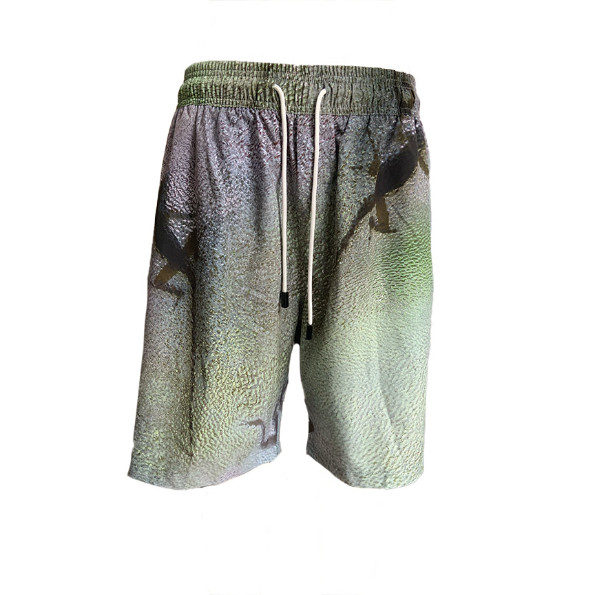 Green Lizard Swim Trunks